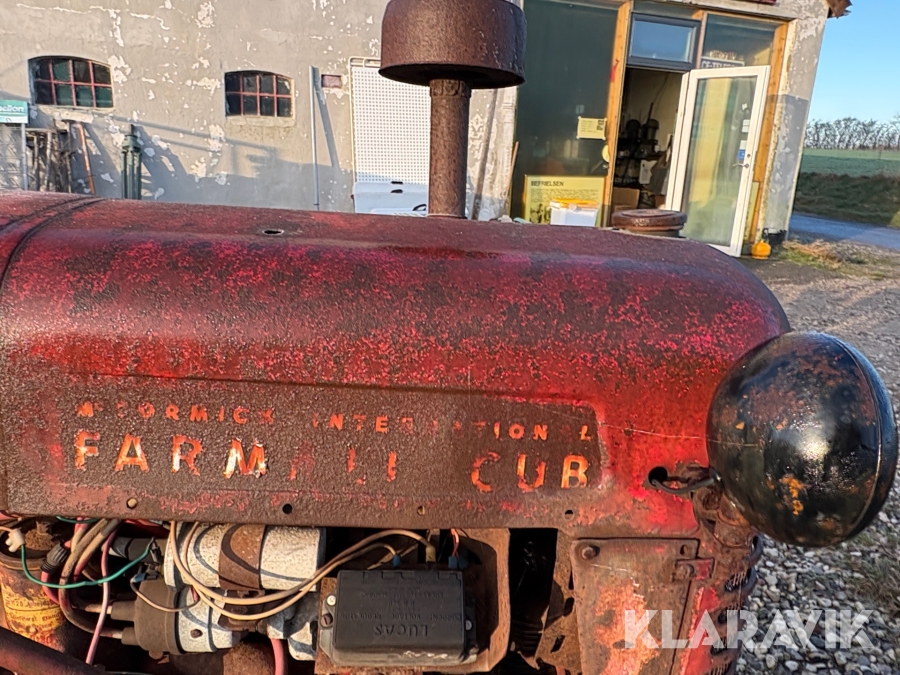 Vererantraktor Farmall FFS Cub, Norddjurs, Klaravik auktione