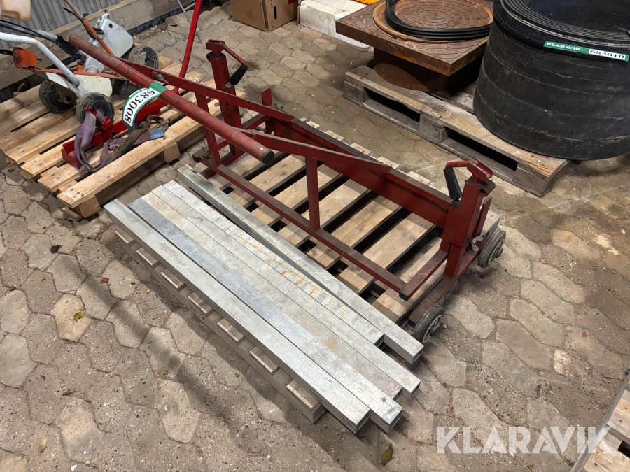 Afretter med skinner