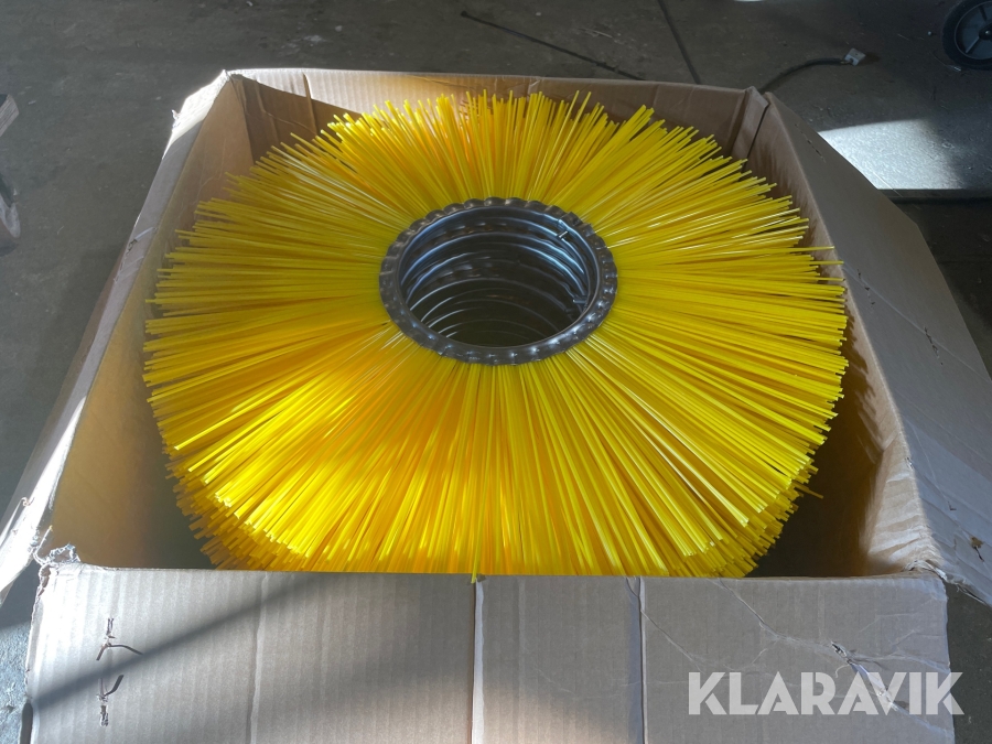 Børsteringe 24 stk Kramp 600 x 7 Poly gul 2.5 mm