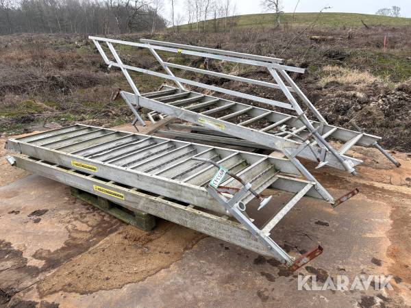 Stillads trapper Special Fabrikken Vinderup Rustfri 3 styk