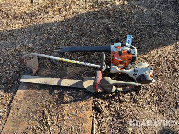 Løvblæser, hækkeklipper og græstrimmer STIHL, metabo