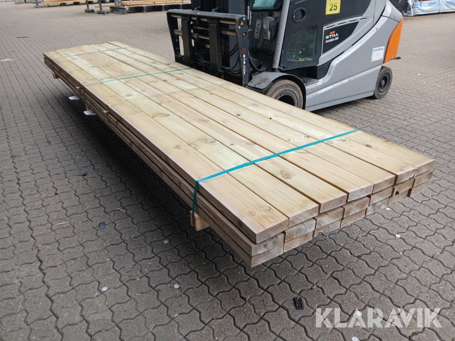 Reglar 47x145 mm trykimprægneret 21 styk 480 cm