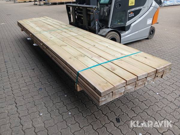 Reglar 47x145 mm trykimprægneret 21 styk 480 cm