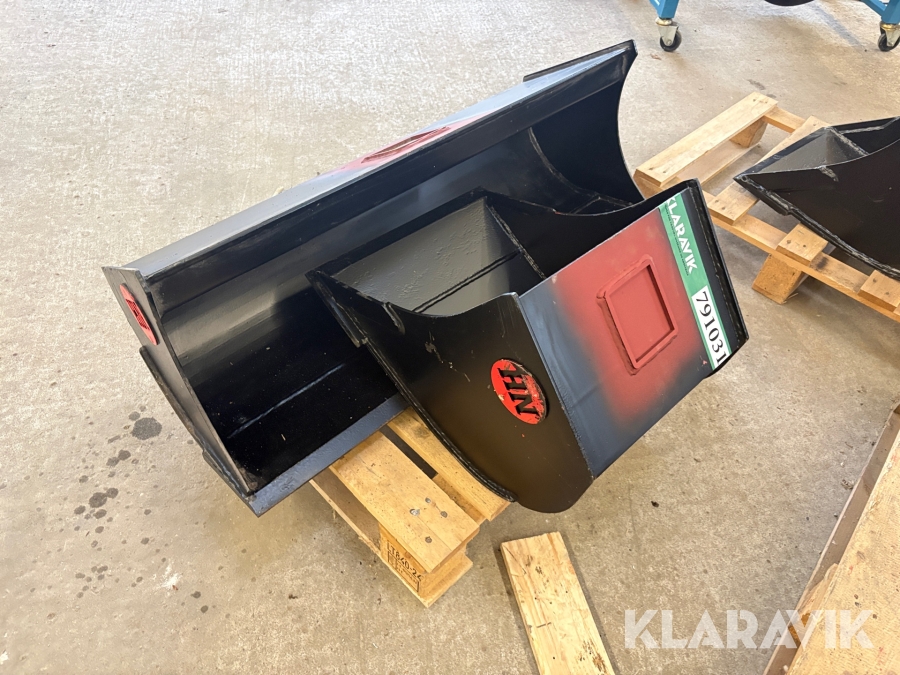 Planerskovl 1000mm og graveskovl 400mm HN i Hardox stål