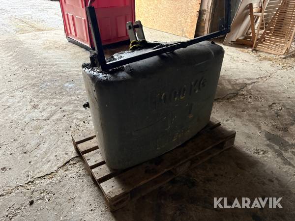Front vægt 1000kg
