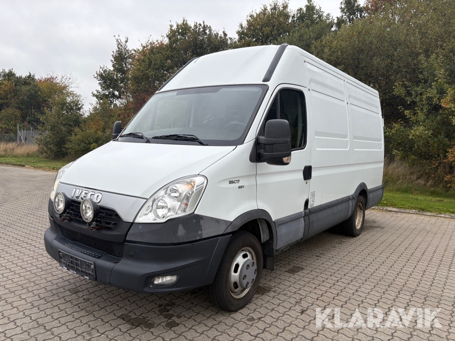 Kassebil Iveco DAILY 35C17 V/P 6-TRIN EEV med differentialespærre