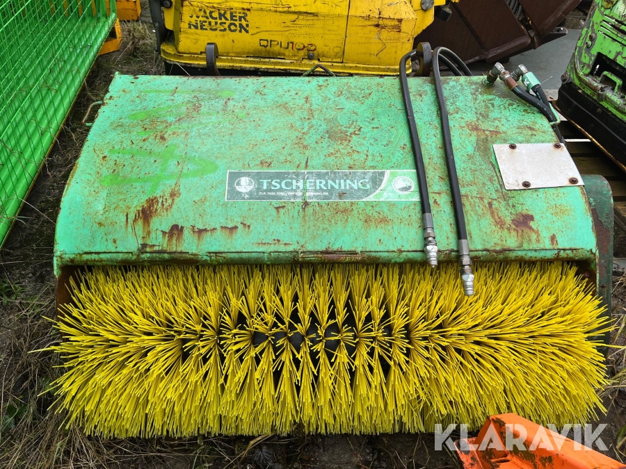 Kost med opsamler 120 cm