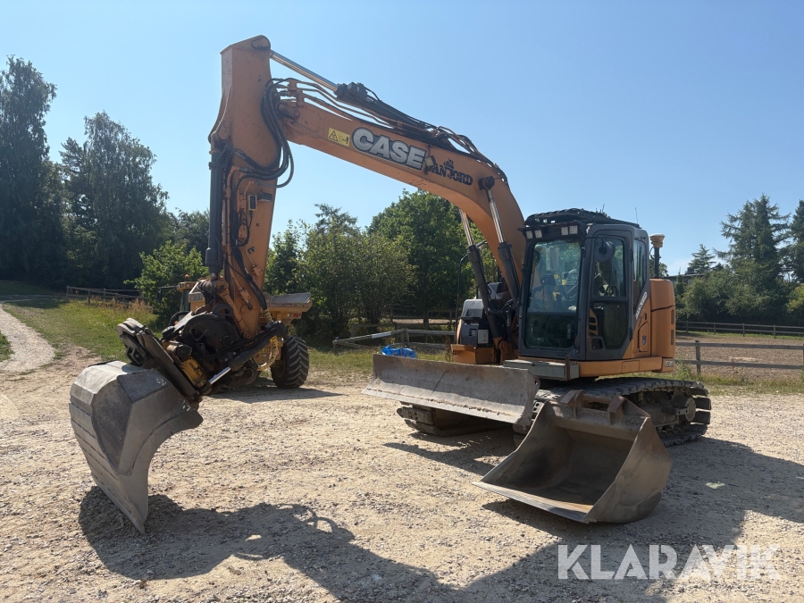 Gravemaskine Case CX145C SR med Engcon & GPS