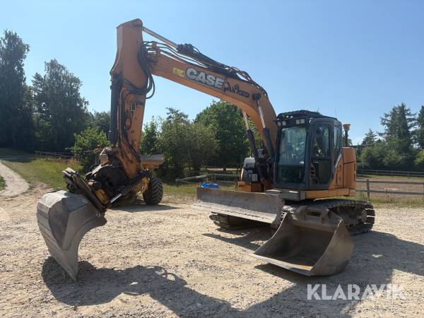 Gravemaskine Case CX145C SR med Engcon & GPS