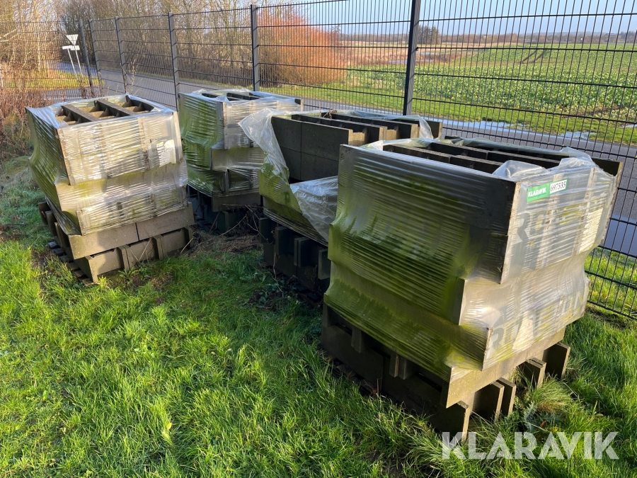 Fundablokke 29cm - 4 paller