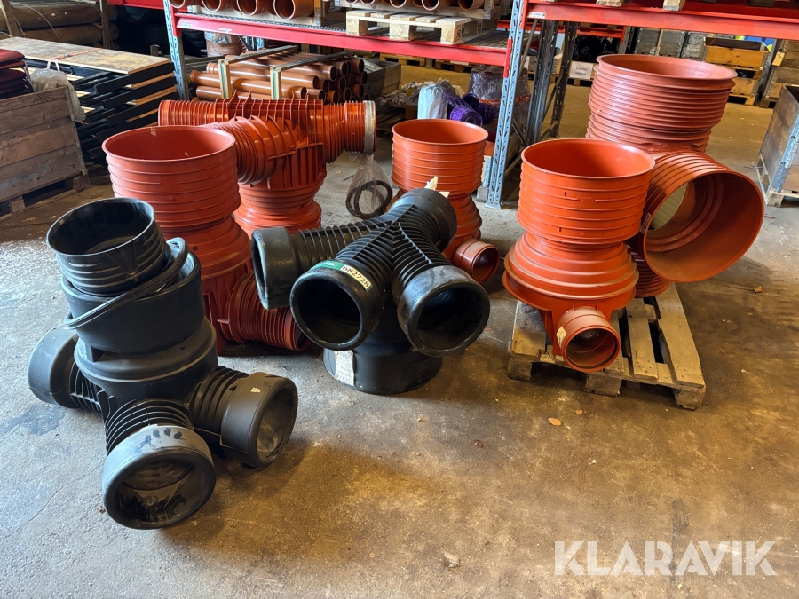 Blandet kloak lot 7 styk