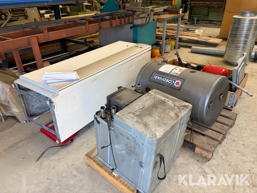 Jordvarmeanlæg 6kW Vølund F1245-6 med varmtvandsbeholder