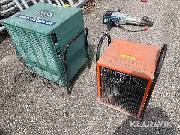 Affugter/varmeblæser Danfherm/Atika Cd1100/E9 2 styk