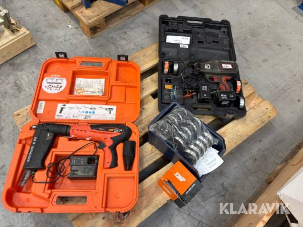 Boltepistol og  armeringsbinder FLAIR Og SPIT XDL-40S og P370 Spitfire