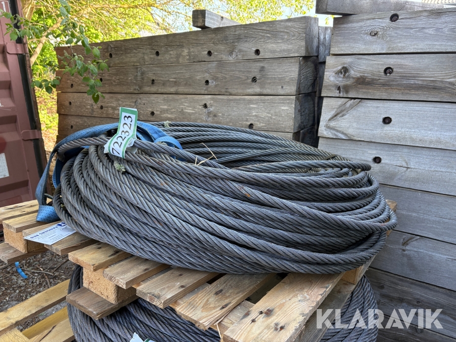 Stålwire Randers reb 6x36 - 1 bundt af 249m, 20mm