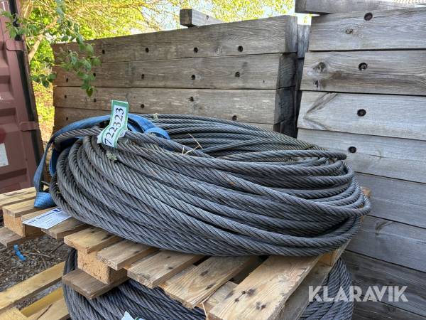 Stålwire Randers reb 6x36 - 1 bundt af 249m, 20mm