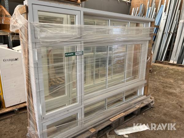 Terrassedøre spécial lavet med sideparti 2 styk