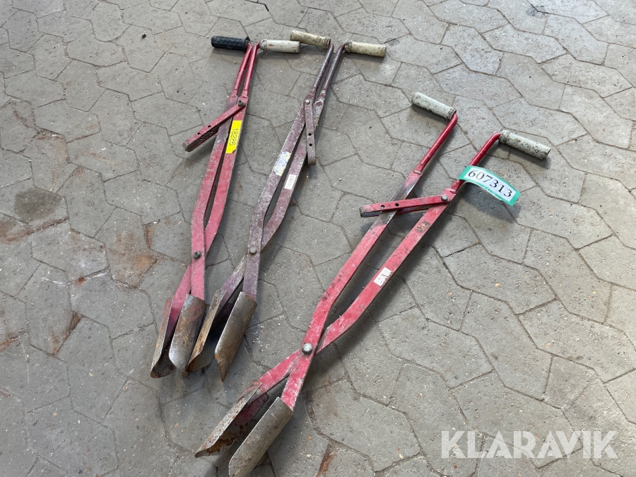 Pælespade Zinck-lysbro Ø140mm 3 stk