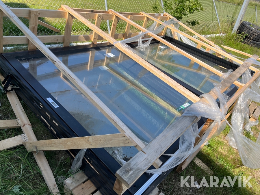 Terrasse skydedøre 2 styk