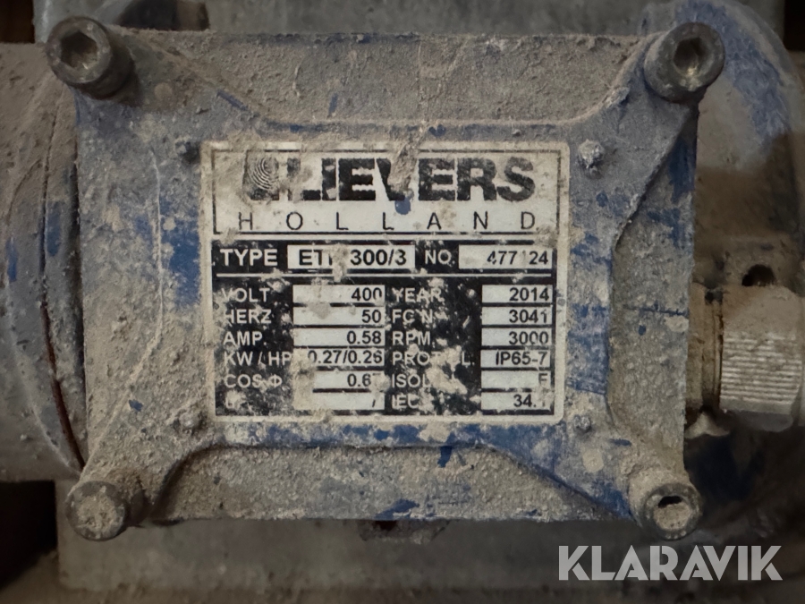 Plankevibratorer Alivers Holland ETI 300/3 2 styks