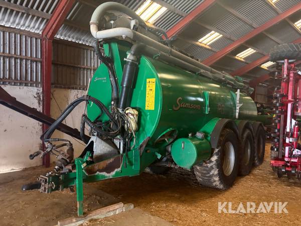 Gyllevogn Samson PG25 FH + Tandnedfælder & Fronttank