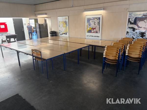 Borde og stole Svejbæk 12 bord + 36 stole