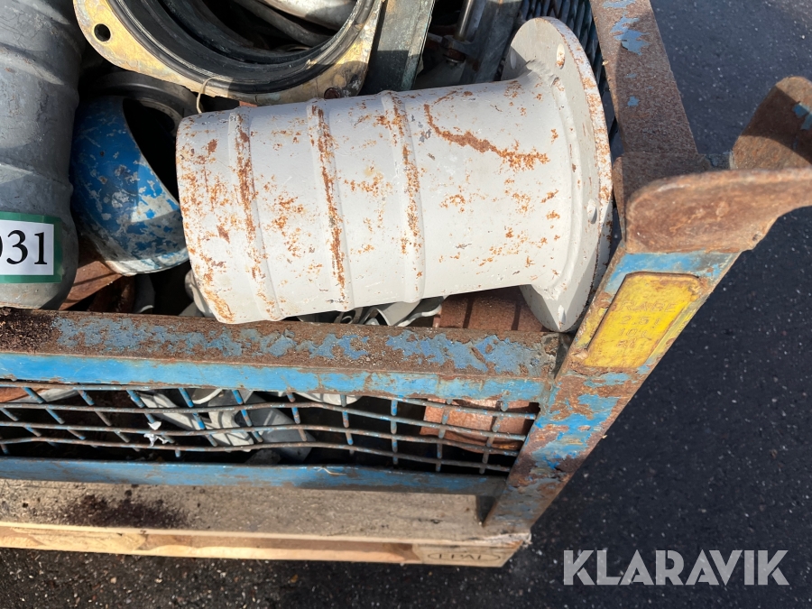 Koblinger og rør til gyllevogn., Herning, Klaravik auktioner