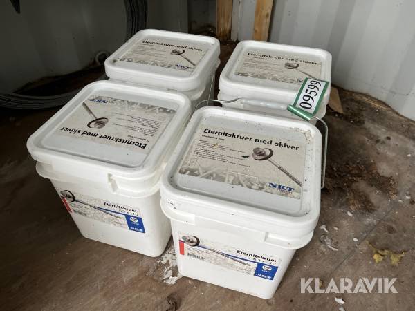 Eternitskruer NKT 6.2x1.10 4 spande 1600styk