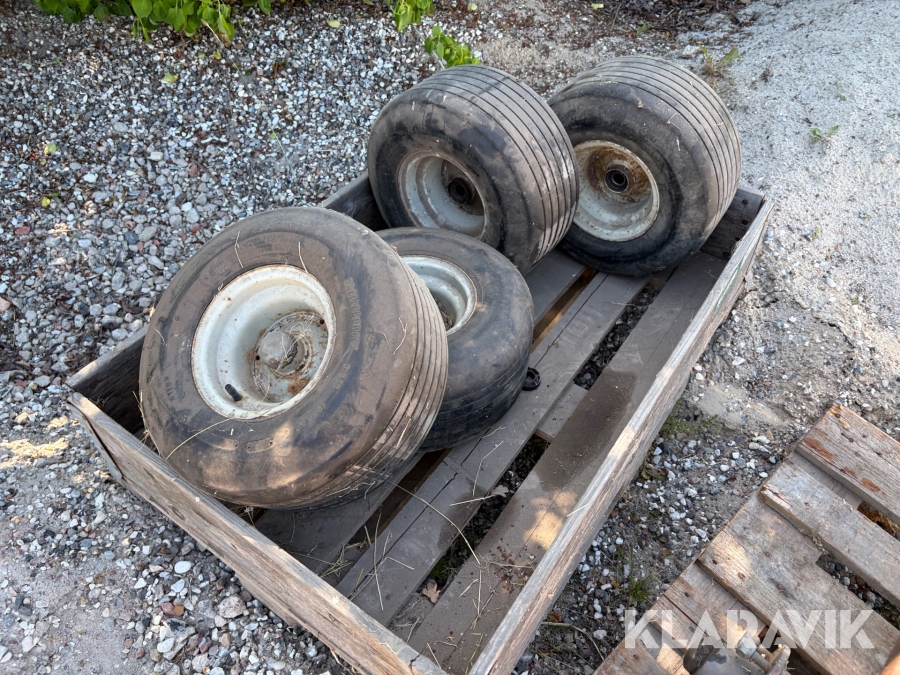 Dæk med fælge Trelleborg til havetraktor, 4 Styk