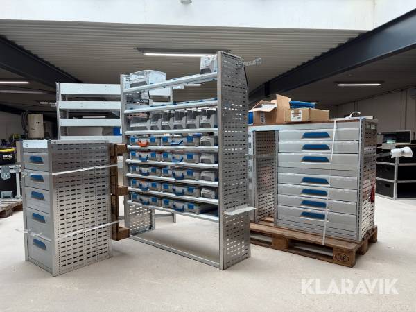 Bilindretning Sortimo 4 moduler