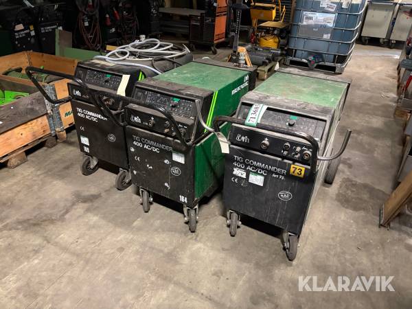 Svejsemaskiner 3 styk Migatronic 400 AC/DC