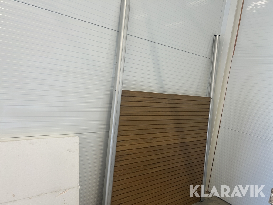 Komposithegn Kirkedahl Lysebrun Alu stolper, 10fag