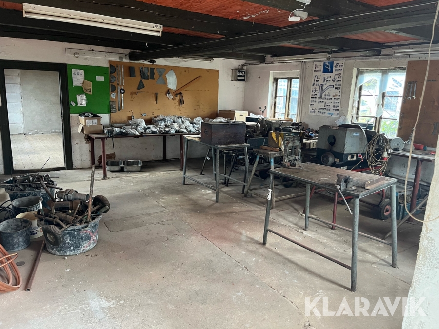 VVS og værksteds inventar