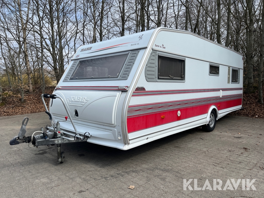 Campingvogn KABE Safir XL DL KS med fortelt og posemarkise