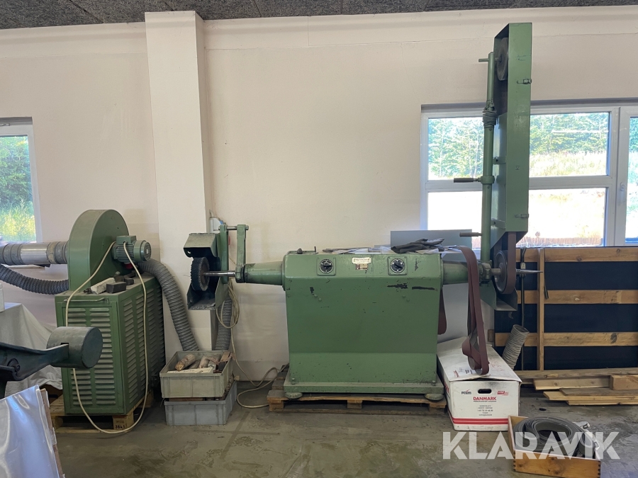 Poleringsmaskine Rema SMG56 med udsuger