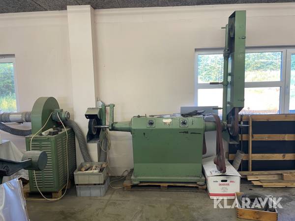 Poleringsmaskine Rema SMG56 med udsuger