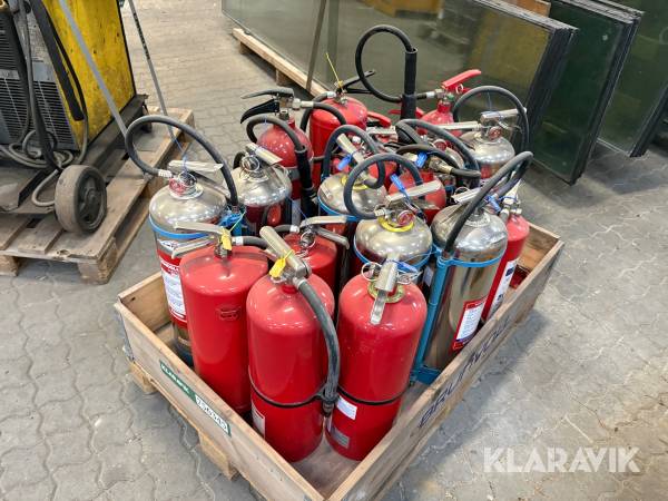 Brandslukkere og vandslukkere - 1 palle
