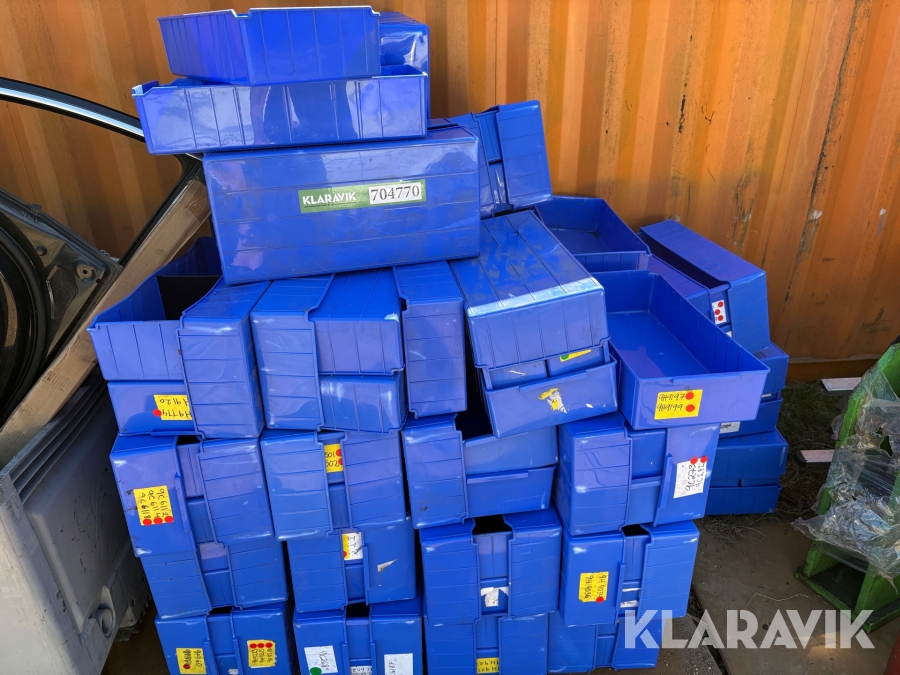 Plastik kasser 50 + styk