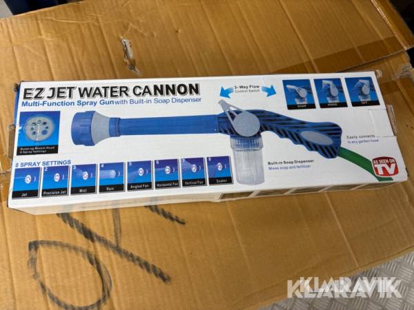 Multi-funktionel vandsprøjte EZ JET WATER CANNON - 40 styks