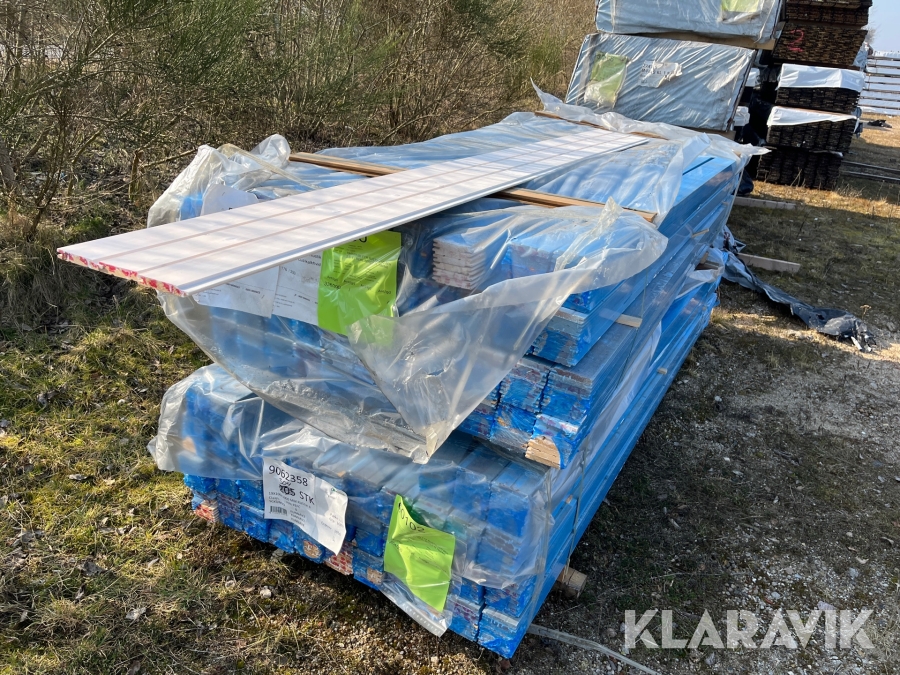 Rustik brædder Protræ Kalk hvid 960m