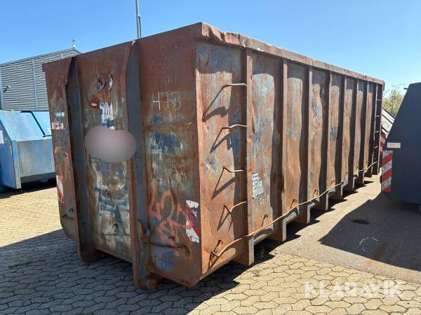 Åben container Lasto - 33 m3