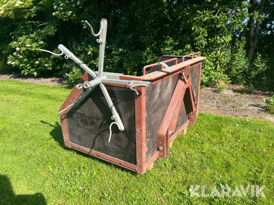 Transportenhed til hegnsopsætning