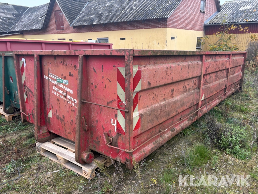 Åben container 20 fod