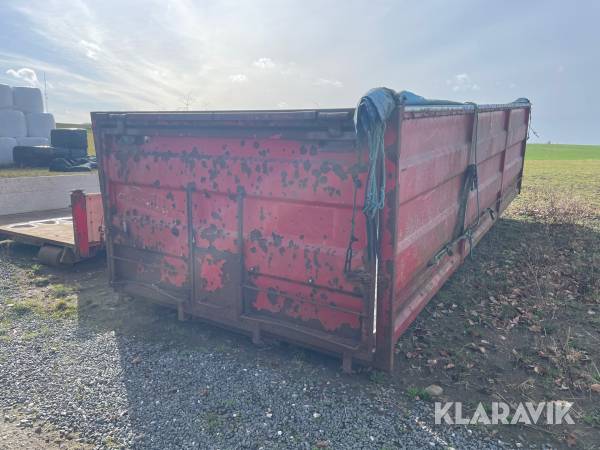 Container med bagsmæk