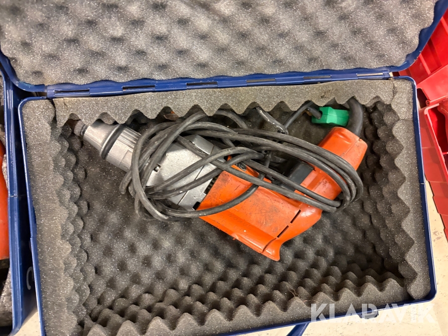 Blandet lot håndværktøj Bosch, Hilti, Makita 