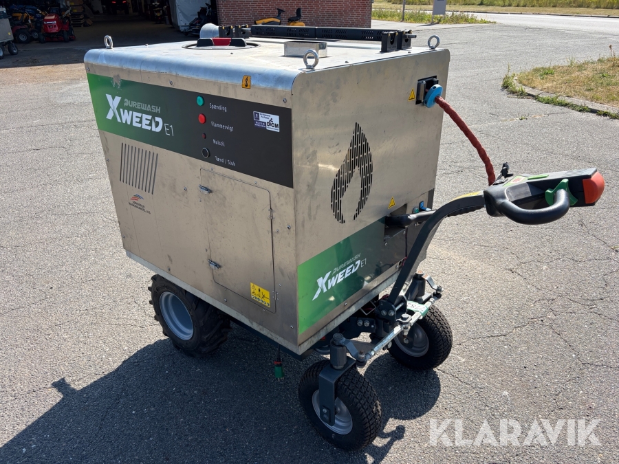Varmtvandsanlæg mod ukrudt Purewash X Weed E1