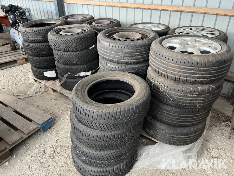 Dæk/hjul Ford/Renault/Mitzubishi/Opel flere størrelser