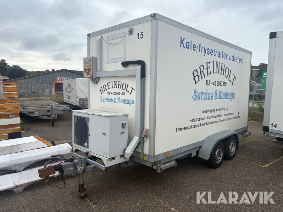 Køle-/frysetrailer Eurowagon 2.600 kg