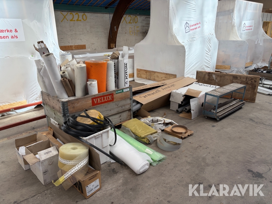 Byggematerialer og tilbehør Lot