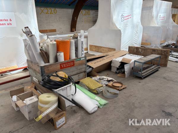 Byggematerialer og tilbehør Lot